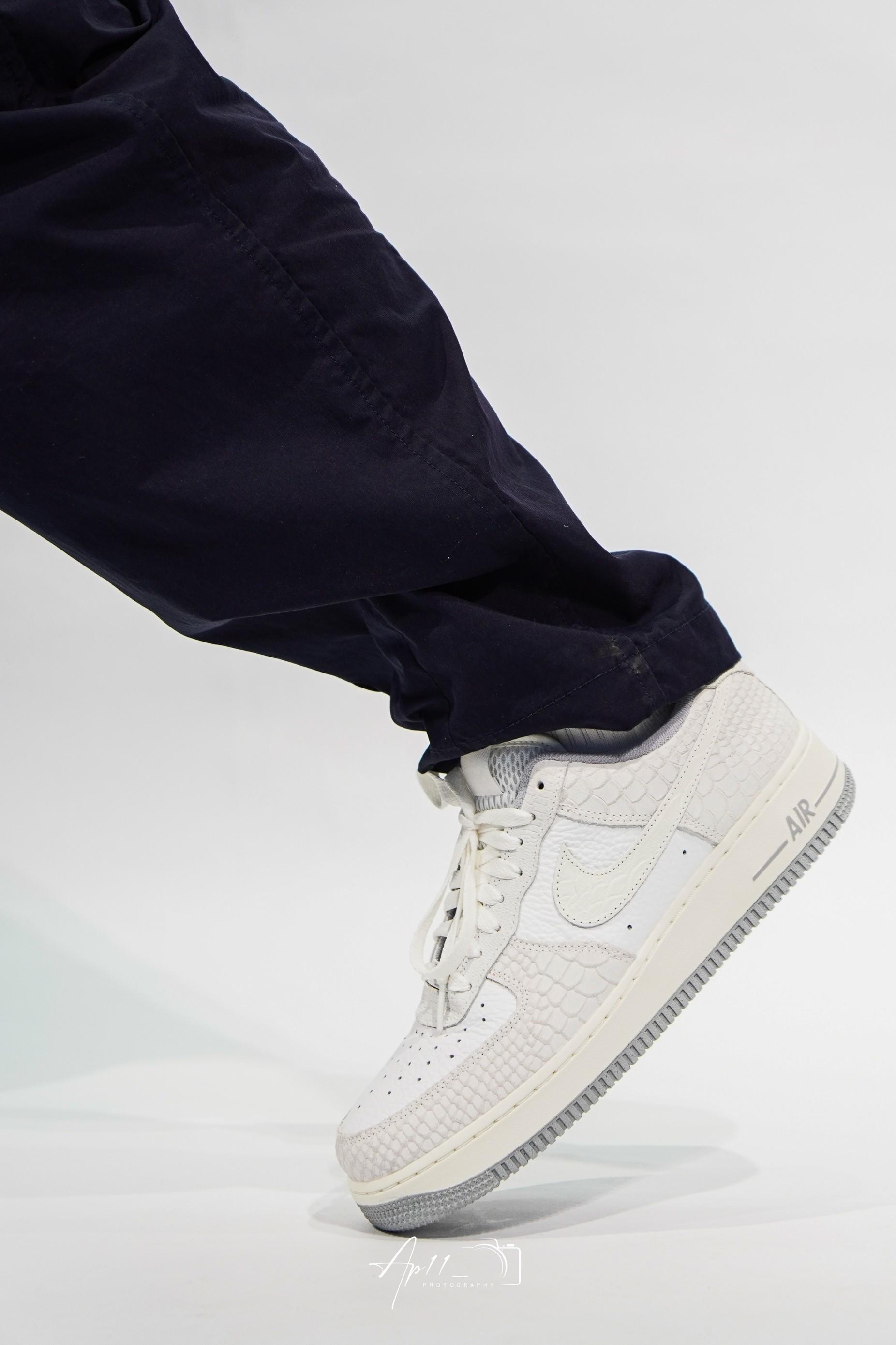 龙鳞or蛇纹?Air Force 1 Low「White Python」